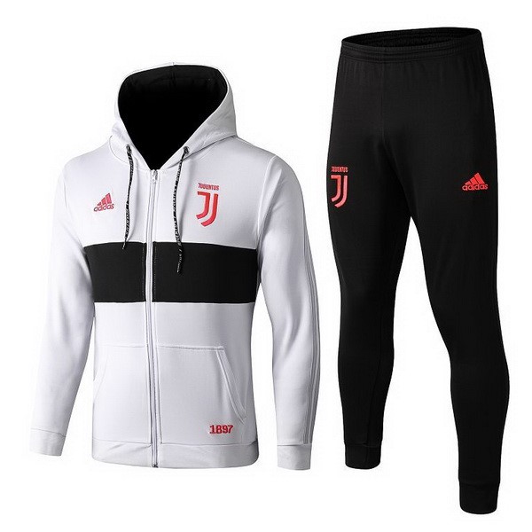 Trainingsanzug Juventus 2019-20 Pink Schwarz Weiß Fussballtrikots Günstig